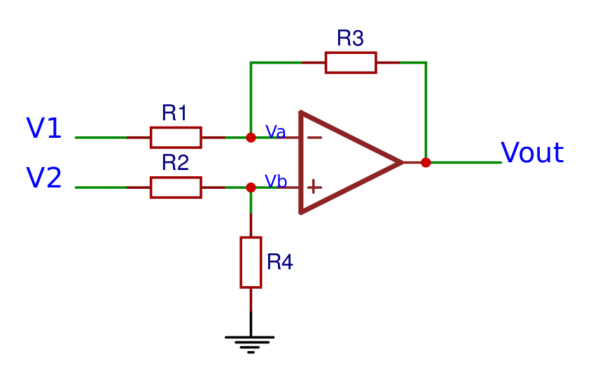 Differential operational amplifier